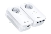 Netzwerkgeräte - TP-Link TL-PA8033P KIT AV1300 3-Port Gigabit Passthrough Powerline Starter Kit - TL-PA8033P KIT