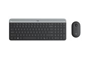 Tastaturen - Logitech Slim Wireless Combo MK470 - Tastatur & Maus Set - Deutsch - Grau - 920-009188