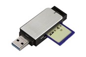 Speicherkarten Lesegerät/Adapter - Hama card reader - USB 3.0 - 00123900