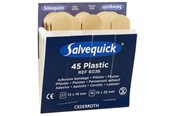 Gesundheit - Cederroth Salvequick Band Aid plastic plasters 2 sizes - refill - 6036