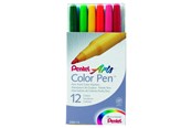 Utensilien zum Schreiben und Zeichnen - Pentel S360-12 Color Pen ass. - S360-12