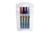 Utensilien zum Schreiben und Zeichnen - Artline EPG-4/4W1 Glassboard Marker set White Black Viol - EP-4/4W