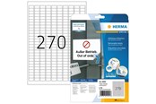 Papier, Fotopapier und Etiketten - HERMA Ablösbare Etiketten A4, 17,8 x 10 mm, weiß - 10000