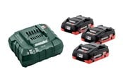 Akkus & Ladegeräte - Metabo Basis-Set 3 x LiHD 4.0 Ah (685132000) - 685132000