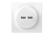 Smart-Home - Fibaro Walli N USB Outlet White - FGWU-021