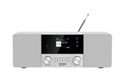 DAB, Netzwerk und Radiowecker - TechniSat DigitRadio 4 C - DAB/DAB+/FM - Weiß - 0001/3937