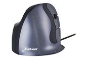 Maus - Bakker Elkhuizen Evoluent D - mouse - USB - Vertical mouse (Grau) - BNEEVRD
