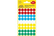 Papier, Fotopapier und Etiketten - Avery Colour coding dots permanent assorted red green yellow blue white - 3088