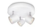 Lampen - Philips Star spot, LED 3x16,5W, weiß - 915004146301