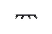 Lampen - Philips Pongee spotschiene 4xGU10, schwarz - 915005531601