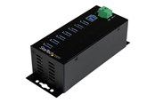 USB-Hubs - StarTech.com 7-Port Industrial USB 3.0 Hub with External Power Adapter - hub - 7 ports USB-Hubs - USB 3.2 - 7 - Schwarz - HB30A7AME