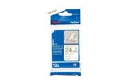 Papier, Fotopapier und Etiketten - Brother TZe R254 - Glossy - gold on white Roll (2.4 cm x 4 m) - TZER254