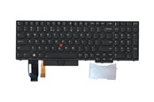Tastaturen - Lenovo Chicony - Laptop Ersatztastatur - Englisch (US) - Schwarz - 01YP629