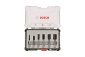 Motorhacke - Bosch Bosc Fräsersatz 6 pcs Straight 6mm shank | 2607017 - 2607017465