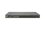 Switches - LevelOne GTL-2091 20-Port L3 Managed Gigabit Switch (12 x 10GbE SFP+ 8 x Gigabit RJ45) Redundant power supply - GTL-2091