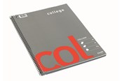 Blöcke, Formulare und Notizbücher - Bantex Col College Pad Unruled Unpunched A4 - 100051797