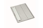Taschen, Umschläge und Register - Bantex Strong-Line®Indexes 1-54 Grey - 100204678