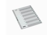 Taschen, Umschläge und Register - Bantex Strong-Line®Indexes Jan-Dec Grey - 100204661