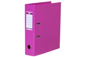 Briefordner und Ringmappen - ELBA  "Strong-Line" Lever Arch File PP exchangeable spine label  Pink A4 8 cm - 100400543