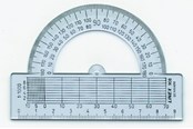 Utensilien zum Schreiben und Zeichnen - Linex  908 180 Degree Protractor - 100413010