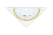 Utensilien zum Schreiben und Zeichnen - Linex 1616G Geometry Set Square - LXA51616G