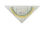 Utensilien zum Schreiben und Zeichnen - Linex S2616 Super Series Geometry Set Square - 100414165
