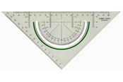Utensilien zum Schreiben und Zeichnen - Linex  S2622 Super Series Geometry Set Square - 100414166