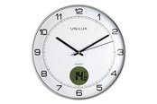 Einrichtung - Unilux Tempus Clock metal grey - 400094592