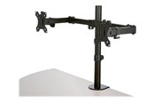 Monitorhalterung - StarTech.com Desk Mount Dual Monitor Arm - Crossbar - Articulating - Steel - desk mount (adjustable arm) - ARMDUAL2