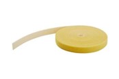 Kabelkanal / Kabelschlauch - StarTech.com 25ft. Hook and Loop Roll - Yellow - Cable Management - hook & loop fastener - HKLP25YW