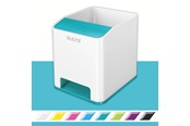 Schreibtischzubehör - Leitz  WOW Sound Stifteköcher Duo Colour Eisblau - 53631051