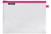Freizeit & Reisen - Leitz WOW Traveller Zip-Beutel wasserabweisend L Pink - 40260023