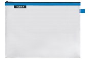 Freizeit & Reisen - Leitz WOW Traveller Zip-Beutel wasserabweisend L Blau - 40260036