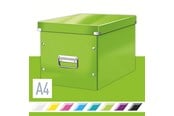 Archivierung und Aufbewahrung - Leitz Click & Store WOW Aufbewahrungs- und Transportbox Cube Groß Grün - 61080054
