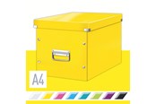 Archivierung und Aufbewahrung - Leitz  Click & Store WOW Aufbewahrungs- und Transportbox Cube Groß Gelb - 61080016