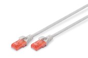 Netzwerk - Kabel - DIGITUS CAT 6 U-UTP Patch Cord - 20m - Grau - 20m - DK-1617-200
