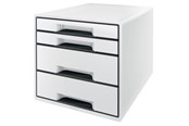 Archivierung und Aufbewahrung - Leitz  WOW CUBE Schubladenbox Schwarz - 52520001