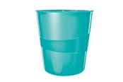 Schreibtischzubehör - Leitz WOW Papierkorb Eisblau - 52781051