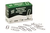 Schreibtischzubehör - DURABLE Briefklammern 26mm verzinkt 100 Stück - 1206-25
