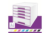 Archivierung und Aufbewahrung - Leitz  WOW CUBE Schubladenbox Violett - 52142062