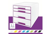 Archivierung und Aufbewahrung - Leitz  WOW CUBE Schubladenbox Violett - 52132062