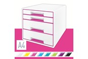 Archivierung und Aufbewahrung - Leitz WOW CUBE Schubladenbox Pink - 52132023