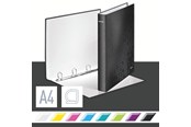 Briefordner und Ringmappen - Leitz Ringbinder  WOW Laminated A4+ 4DR/25mm Black - 42420095