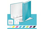 Briefordner und Ringmappen - Leitz Ringbinder  WOW Laminated A4+ 4DR/25mm Ice blue - 42420051