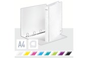 Briefordner und Ringmappen - Leitz Ringbinder WOW Laminated A4+ 4DR/25mm White - 42420001