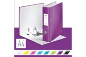 Briefordner und Ringmappen - Leitz  Qualitäts-Ordner 180° WOW Violett - 10050062