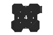 Gaming Zubehör - 4Mount Wall mount for PS4 Slim - Black - Miscellaneous Zubehör für Spielkonsole - Sony PlayStation 4 - 4M-PS4S-B-V1