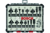 Motorhacke - Bosch Bosc Fräsersatz 15 pcs Mixed 1/4" shank | 26070174 - 2607017473