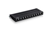 Netzwerkzubehör - TRENDnet TC-P12C6AS 12-Port Cat6A Shielded Wall Mount Patch Panel - TC-P12C6AS
