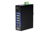 Switches - TRENDnet TI-G102i 10-Port Industrial Gigabit L2 Managed DIN-Rail Switch - TI-G102I